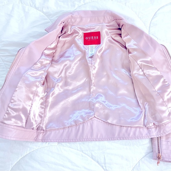 Guess Los Angeles - Pink Faux Leather Jacket - Picture 10 of 10